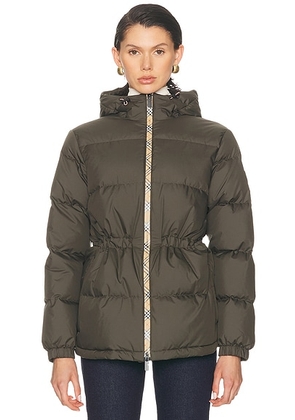 Burberry Keswick Jacket in Shale - Army. Size L (also in XS).