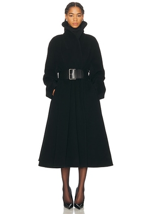 Balenciaga Wrap Coat in Black - Black. Size 34 (also in ).