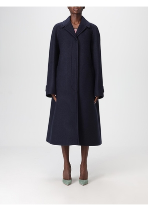 Coat DRIES VAN NOTEN Woman color Navy