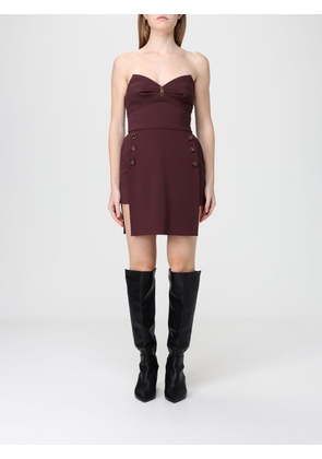 Dress ELISABETTA FRANCHI Woman color Wine