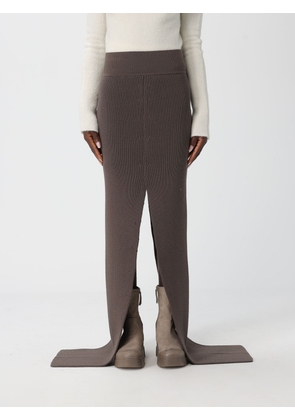 Skirt RICK OWENS Woman color Grey