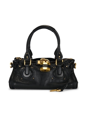 Chloe Paddington Tote Bag in Black - Black. Size all.