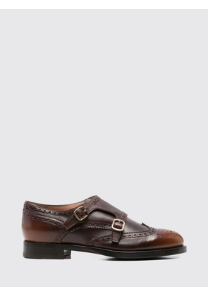 Oxford Shoe SANTONI Woman color Brown
