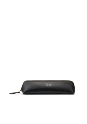 Smythson Pencil Case In Panama In Black