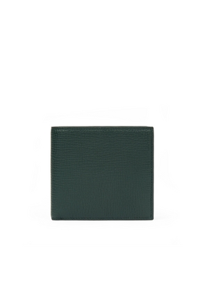 Smythson 8 Card Slot Wallet In Ludlow In Bottle Green