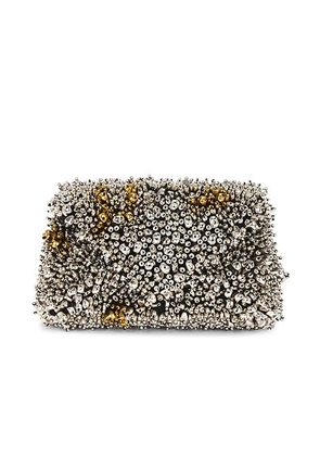 Dries Van Noten Envelope Bag in Silver - Metallic Silver. Size all.