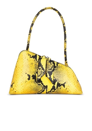 THE ATTICO Sunrise Shoulder Bag in Yellow & Black - Yellow. Size all.