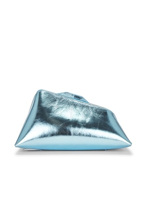 THE ATTICO 8.30 PM Clutch in Sky Blue - Blue. Size all.