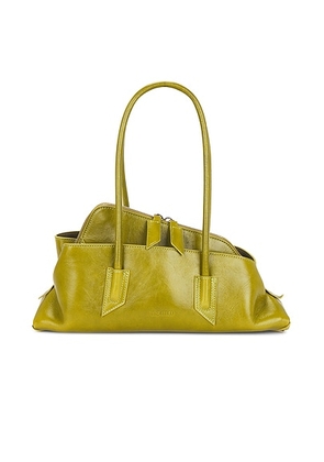 THE ATTICO La Passeggiata Small Top Handle Bag in Olive - Green. Size all.