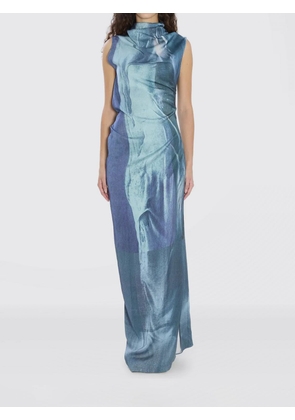 Dress JEAN PAUL GAULTIER Woman color Gnawed Blue