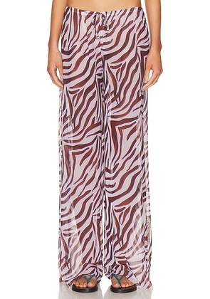Bond Eye Riley Pant in Zebra - Brown. Size M/L (also in XS/S).