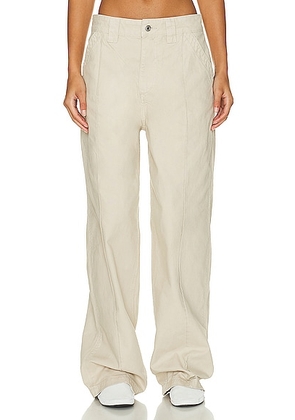 Helsa Workwear Oversized Pant in Taupe - Beige. Size XL (also in ).
