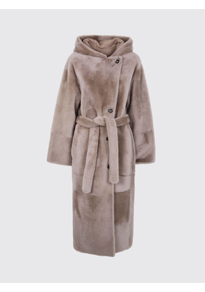 Fur Coat YVES SALOMON Woman color Sand