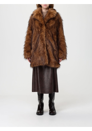 Fur Coat STAND STUDIO Woman color Beige