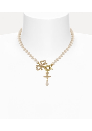 Vivienne Westwood Rigoberta Pearl Necklace Gold-vintage-rose-crystal-creamrose-pearl Gold-vintage-rose-crystal-creamrose-pearl Women