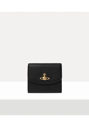 Vivienne Westwood Small Wallet Faux Leather Black-3d-orb One Size Women