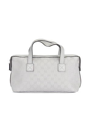 gucci Gucci East West Bowling Bag in Silver - Metallic Silver. Size all.