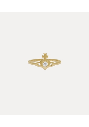 Vivienne Westwood Noella Ring Gold Silver / Cubic Zirconia Unisex