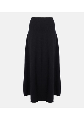 Extreme Cashmere NÂ°388 Ease cashmere-blend maxi skirt