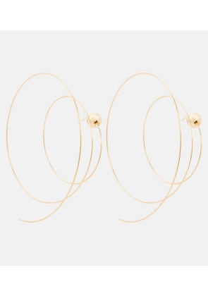 Alaia Thin Spiral S gold-plated stainless steel earrings