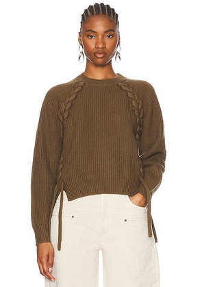 Isabel Marant Noelia Sweater in Bronze - Olive. Size 38 (also in ).