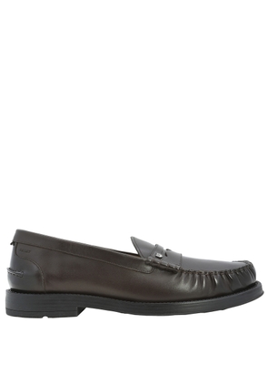 Bally Mens Roody Ebano Calf Leather Moccasins