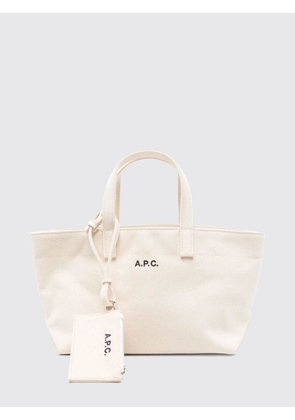 Handbag A. P.C. Woman color Ecru