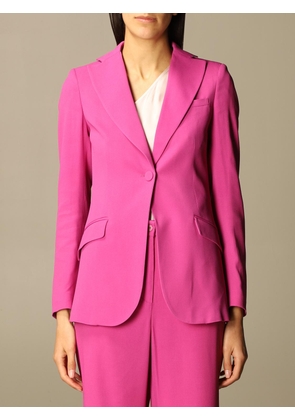 L'autre Chose single-breasted jacket in crepe