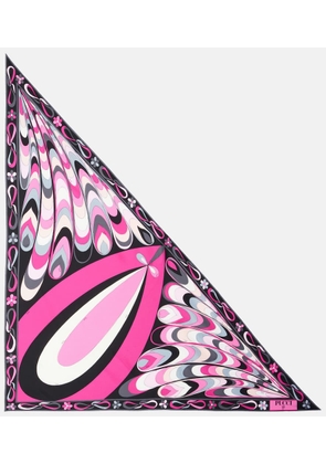 Pucci Maddalena and Onde silk scarf