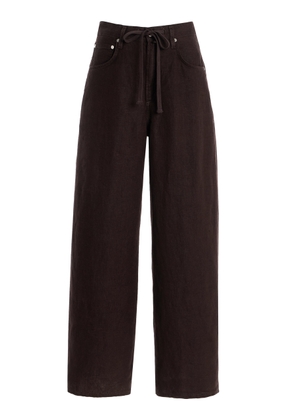 Citizens of Humanity Brynn Linen Drawstring Trousers - Moda Operandi