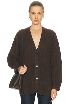 Jenni Kayne Cashmere Cocoon Cardigan in Chocolate - Chocolate. Size XS (also in ).