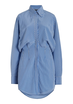 Brandon Maxwell The Vera Silk Shirt Midi Dress - Moda Operandi