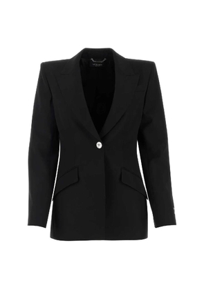 Versace Medusa Single-Breasted Virgin Wool Blazer, Brand Size 40 ( US Size 4 )
