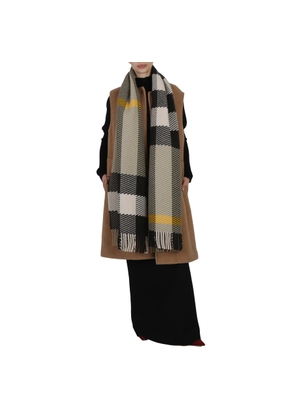 Burberry Hunter Check-Pattern Wool Scarf