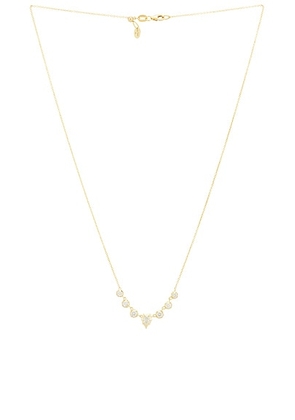Jade Trau Small Envoy Necklace in 18k Gold - Metallic Gold. Size all.