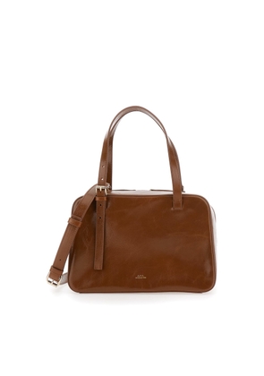A.P.C. Virginie Brown Shoulder Bag