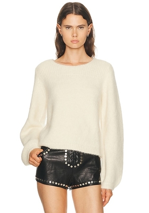 Isabel Marant Paulane Sweater in Ecru - Cream. Size 38 (also in 42).