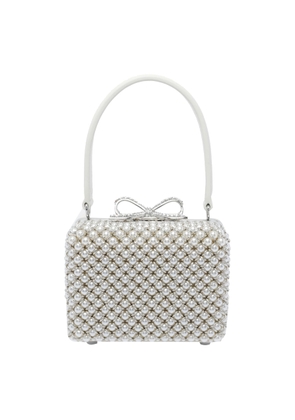 Self-Portrait Micro Pearl Embellished Handbag
