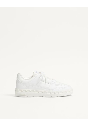 Valentino Garavani Freedots Low-Top Trainer In Calfskin Man WHITE 39
