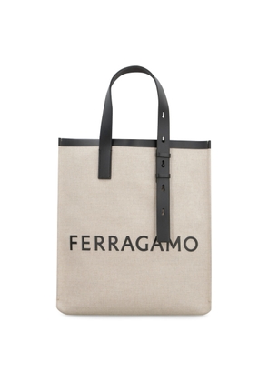 Ferragamo Canvas Tote Bag