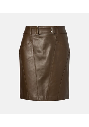 Tom Ford Leather miniskirt