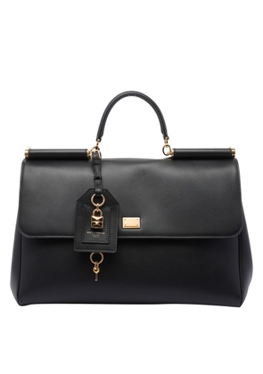 Dolce & Gabbana My Sicily Handbag In Plonge Leather