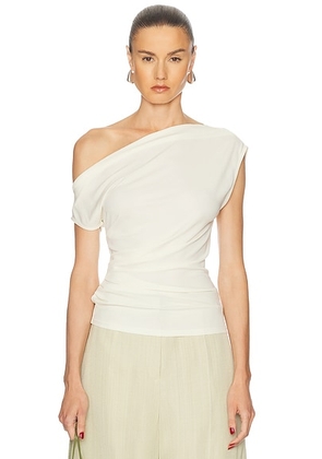 L'Academie by Marianna Mikah Top in Ivory - Ivory. Size M (also in ).