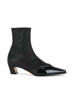KHAITE Nevada Ankle Stretch Boot in Black - Black. Size 37 (also in 37.5, 38.5, 39, 39.5, 40).