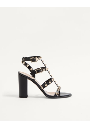 Valentino Garavani Rockstud Ankle Strap Sandal 90 Mm Woman BLACK 34