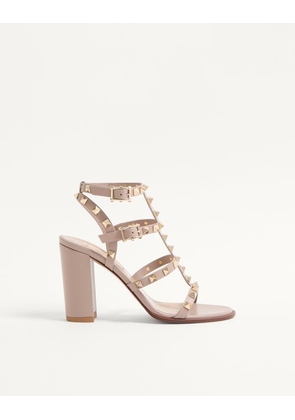 Valentino Garavani Rockstud Ankle Strap Sandal 90 Mm Woman POUDRE 34