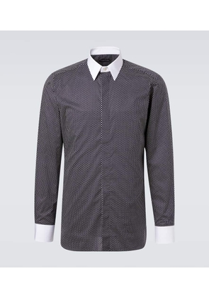 Tom Ford Polka-dot cotton poplin shirt