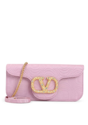 Valentino Garavani Moire Textile Clutch