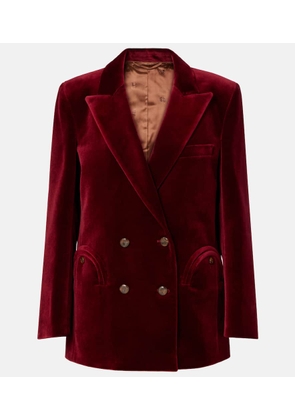 Blaze Milano Everynight double-breasted cotton velvet blazer