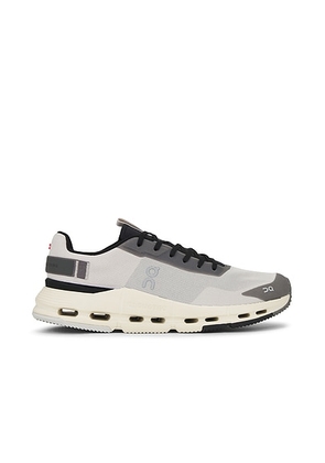 On Cloudnova Form 2 Sneakers in Pearl & Black - Grey. Size 11.5 (also in ).